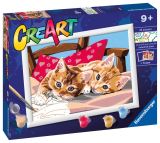 Ravensburger Ravensburger CreArt - Dvě mazlivá koťata