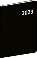 Presco Group Diář 2023: Černý - plánovací měsíční, 7 × 10 cm