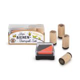EPEE Sada dřevěných mini razítek - Včelka