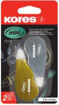 Kores Kores Korekční strojek mini - metalické barvy 2 ks