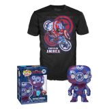 Funko Funko POP & Tee: Marvel Patriotic Age - Captain America (velikost trička S)