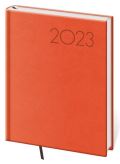 Helma365 Diář 2023 Print - oranžová, denní B6
