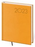 Helma365 Diář 2023 Print - žlutá, denní B6