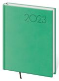 Helma365 Diář 2023 Print - světle zelená, denní B6