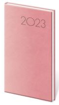 Helma365 Diář 2023 Print - růžová, týdenní, kapesní
