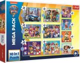 TREFL Puzzle Tlapková patrola - The Movie MEGA PACK 10v1