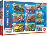 TREFL Puzzle Tlapková patrola 10v1