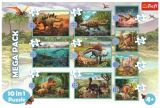 TREFL Puzzle Dinosauři MEGA PACK 10v1