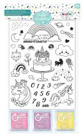 Aladine Razítka Aladine Stampo Birthday - jednorožci