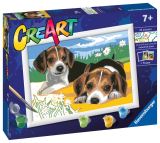 Ravensburger Ravensburger CreArt - Štěňata Jack Russella
