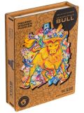 Unidragon Unidragon dřevěné puzzle - Býk velikost L
