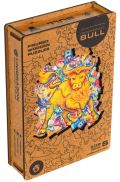 Unidragon Unidragon dřevěné puzzle - Býk velikost S