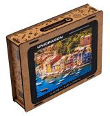 Unidragon Unidragon dřevěné puzzle - Italská riviéra velikost M