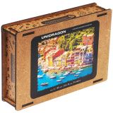 Unidragon Unidragon dřevěné puzzle - Italská riviéra velikost S