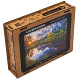 Unidragon Unidragon dřevěné puzzle - Jezero velikost M