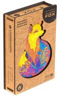 Unidragon Unidragon dřevěné puzzle - Liška velikost S