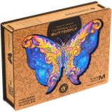 Unidragon Unidragon dřevěné puzzle - Motýl velikost M