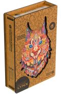 Unidragon Unidragon dřevěné puzzle - Rys velikost S