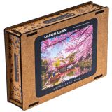 Unidragon Unidragon dřevěné puzzle - Sakura velikost S