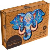 Unidragon Unidragon dřevěné puzzle - Slon velikost L