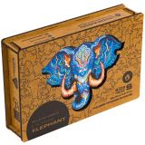 Unidragon Unidragon dřevěné puzzle - Slon velikost S