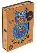 Unidragon Unidragon dřevěné puzzle - Sova velikost L