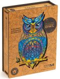 Unidragon Unidragon dřevěné puzzle - Sova velikost M