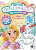Jiri Models Tvarované omalovánky se samolepkami - Princezny