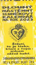 Nakl. jednoho autora Dlouhý nástěnný sluníčkový kalendář na rok 2023