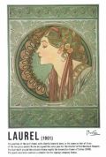 Presco Group Spirálový blok Alfons Mucha - Laurel, linkovaný