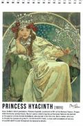 Presco Group Spirálový blok Alfons Mucha - Princezna, linkovaný