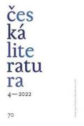 stav pro eskou literaturu AV R esk literatura 4/2022