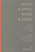 Univerzita Karlova, Filozofick fakulta Slovo a smysl 40/ Word & Sense 40