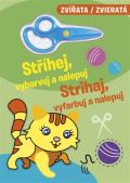 Infoa Stříhej, vybarvuj a nalepuj - Zvířata