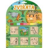 Jiri Models Razítka 5+1 s voskovkou - Zvířátka