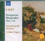 Liszt Franz Hungarian Rhapsodies Nos. 1 - 6