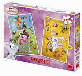 Dino Toys Krkouni - puzzle 2 motivy v balení 2x48 dílků