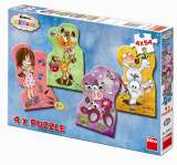 Dino Toys Krkouni - puzzle 4 motivy v balen 4x54 dlk