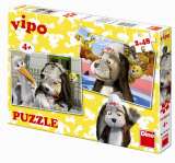 Dino Toys Vipo v Evrop - puzzle 2 motivy v balen 2x48 dlk