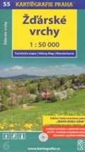 Kartografie Praha rsk vrchy 1 : 50000