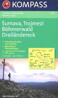KOMPASS-Karten GmbH Šumava, Trojmezí  2081  NKOM 1:50T
