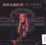 Allman Gregg Gregg Allman Live: Back to Macon