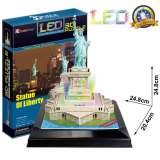 HM Studio Puzzle 3D Socha Svobody / led - 37 dlk