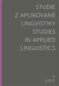 Filozofick fakulta UK v Praze Studie z aplikovan lingvistiky 2015/1