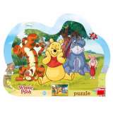 Disney Walt Schovávaná s Medvídkem Pú - puzzle 25 dílků