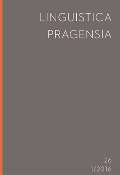 Univerzita Karlova, Filozofick fakulta Linguistica Pragensia 1/2016