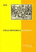 Historick stav AV R, v.v.i. Folia Bohemica Historica 31/2