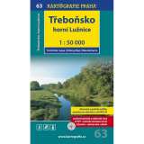 Kartografie Praha 1: 50T (63)-Tebosko,horn Lunice (turistick mapa)