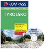 KOMPASS-Karten GmbH Tyrolsko - Velk turistick atlas s CD
