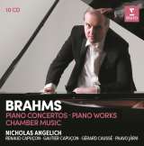 Angelich Nicholas Brahms: Piano Concertos, Piano Works, Violin Sonatas, Piano Trios, Piano Quartets (10CD)